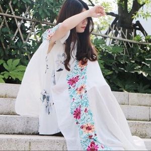 Beautiful Embroidered scarf wrap